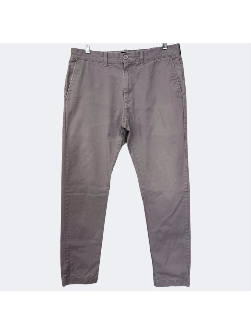 J.Crew The Driggs Flat-Front Chino Pant Gray Men's 32X32 Casual Preppy Golf Work